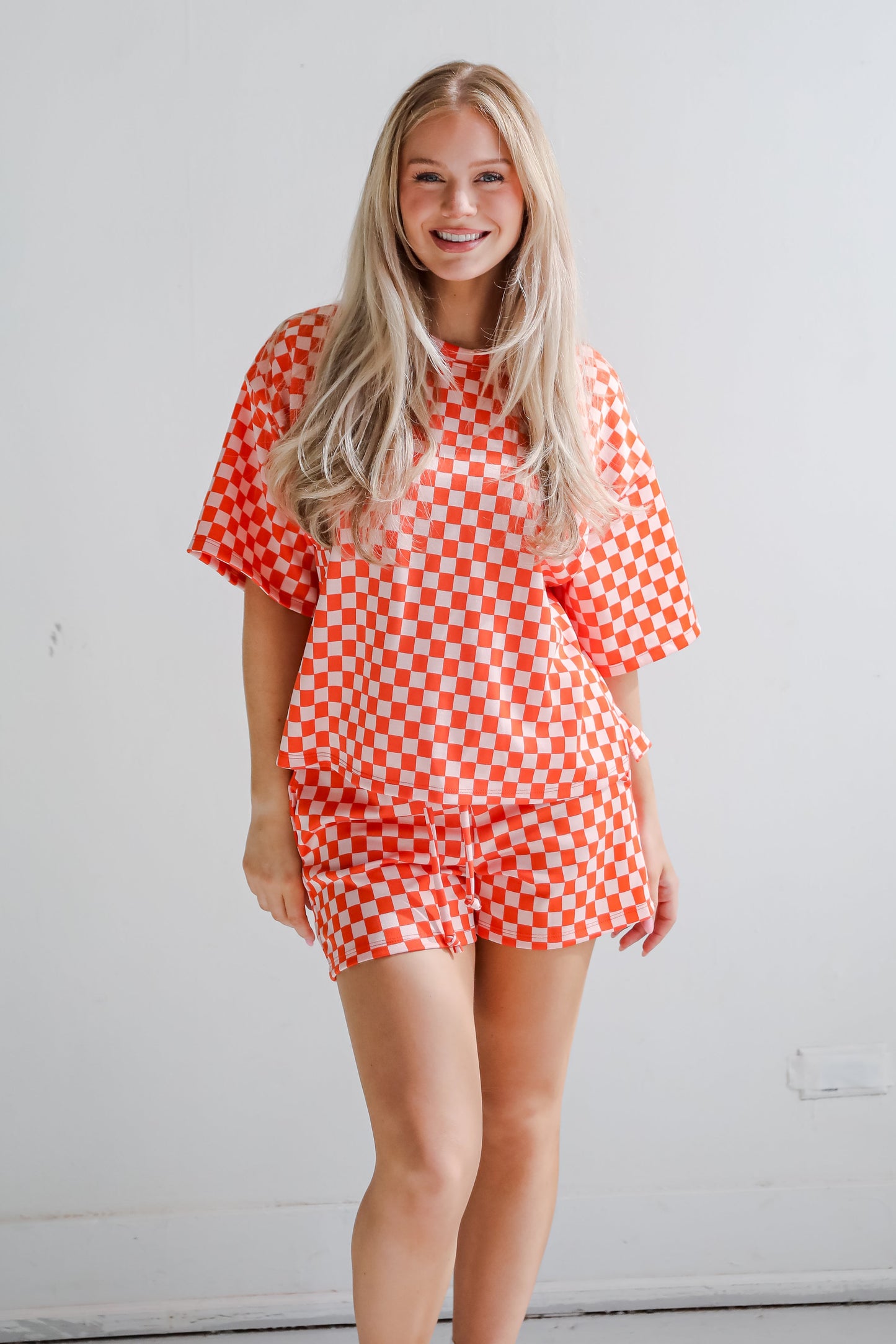 FINAL SALE - Give It All You've Got Checkered Shorts