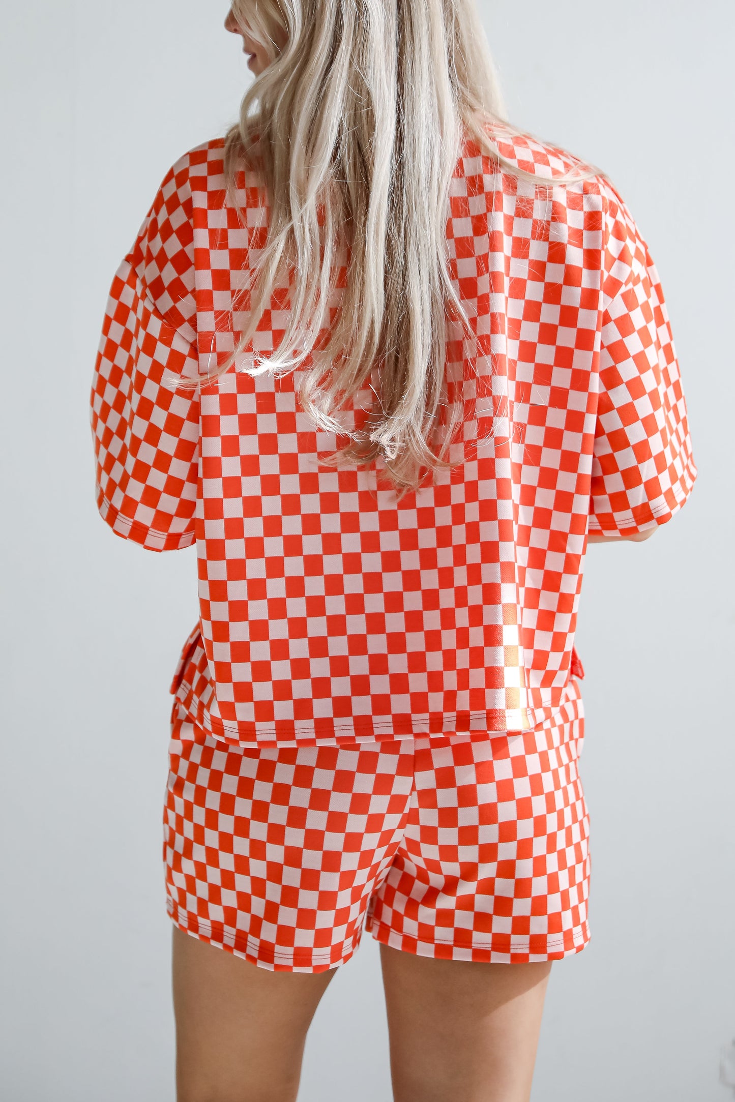 FINAL SALE - Give It All You've Got Checkered Shorts