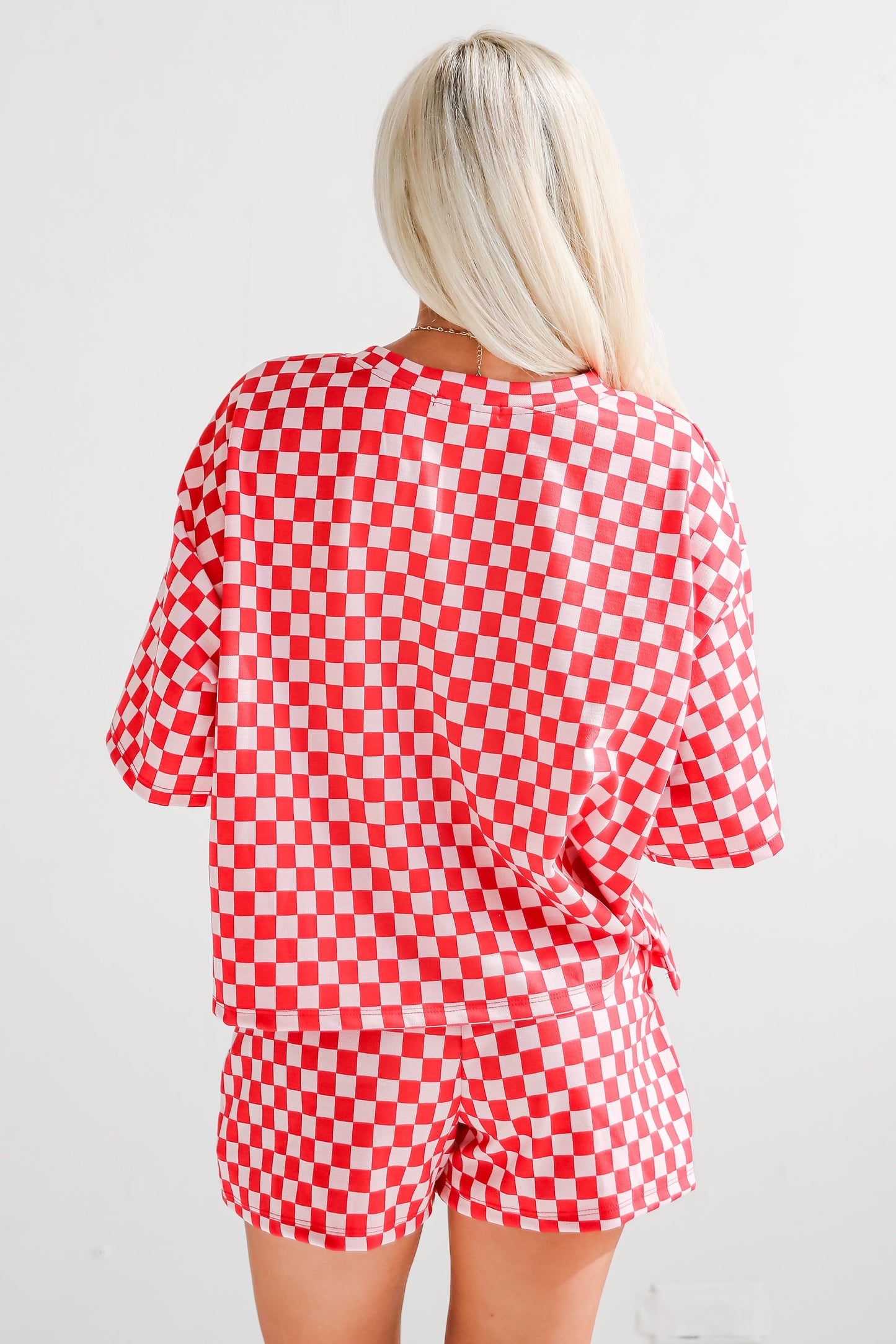 FINAL SALE - Give It All You've Got Checkered Shorts
